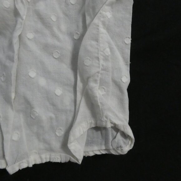 GAP KIDS | xs extra small (4-5) | Sleeveless Cream Button-Up Blouse - Picture 14 of 14